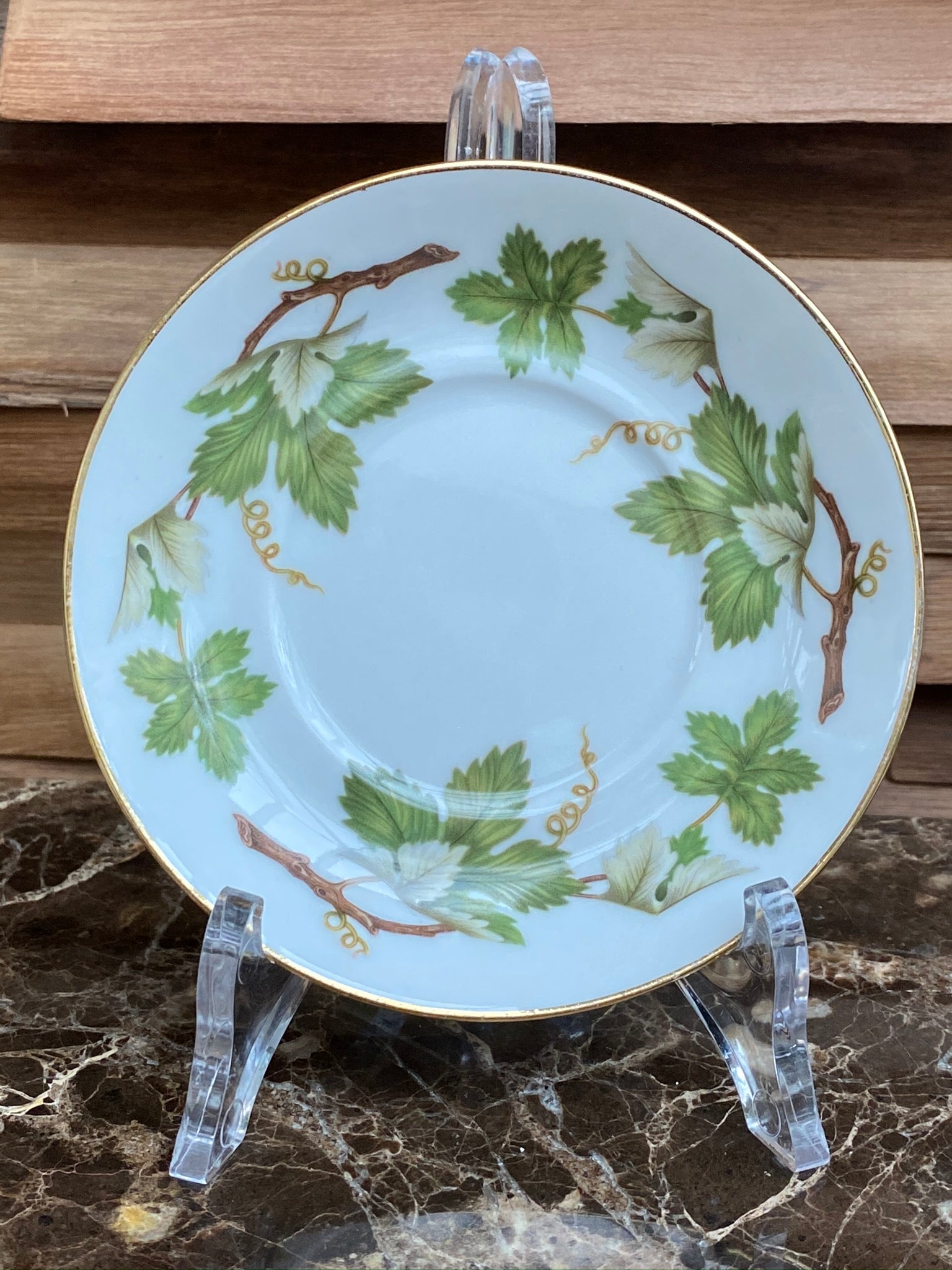 Vintage Tirschenreuth coffee cup & saucers set of 2 - Gina Decor