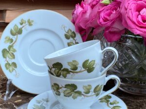 Vintage Winterling  Tea Cup and Saucer SET of 2 - Gina Decor