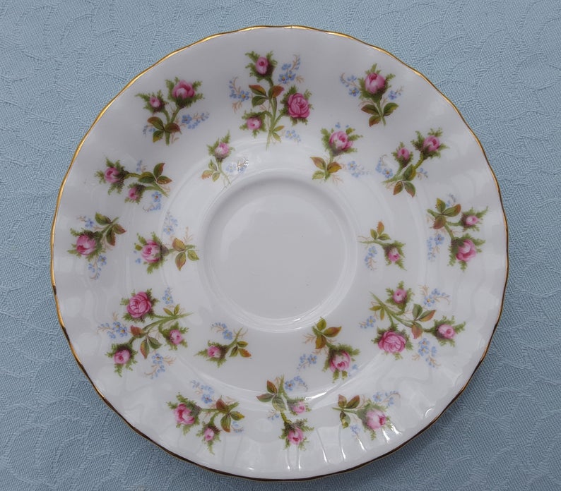 Royal Albert Winsome vintage Teacup and saucer - Bone China England - Gina Decor