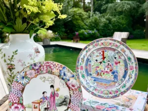 Porcelain Decorative Plates(2 pieces) Hand Painted