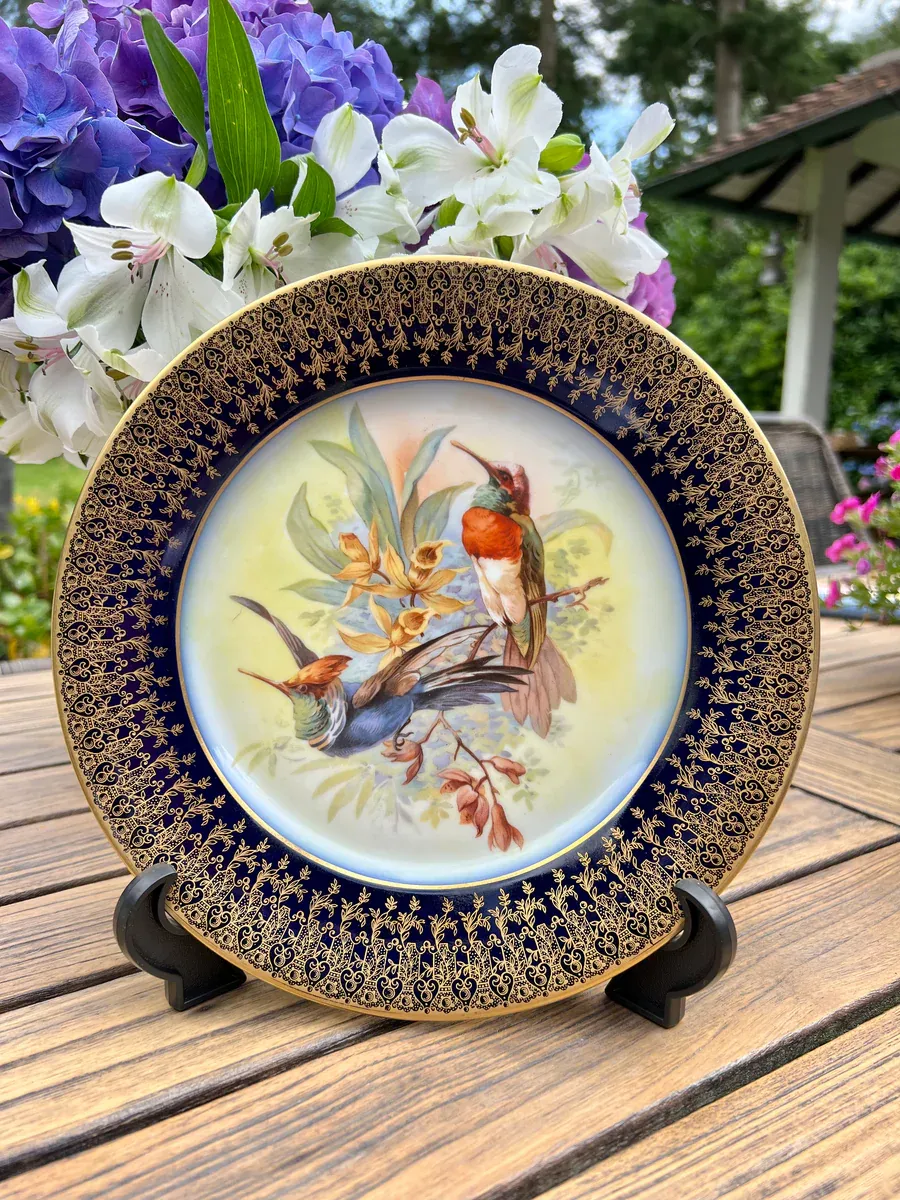 Porcelain Decorative Plate Limoges France