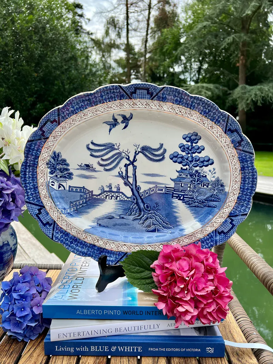 Ceramic Serter Plate Real Old - Image 2