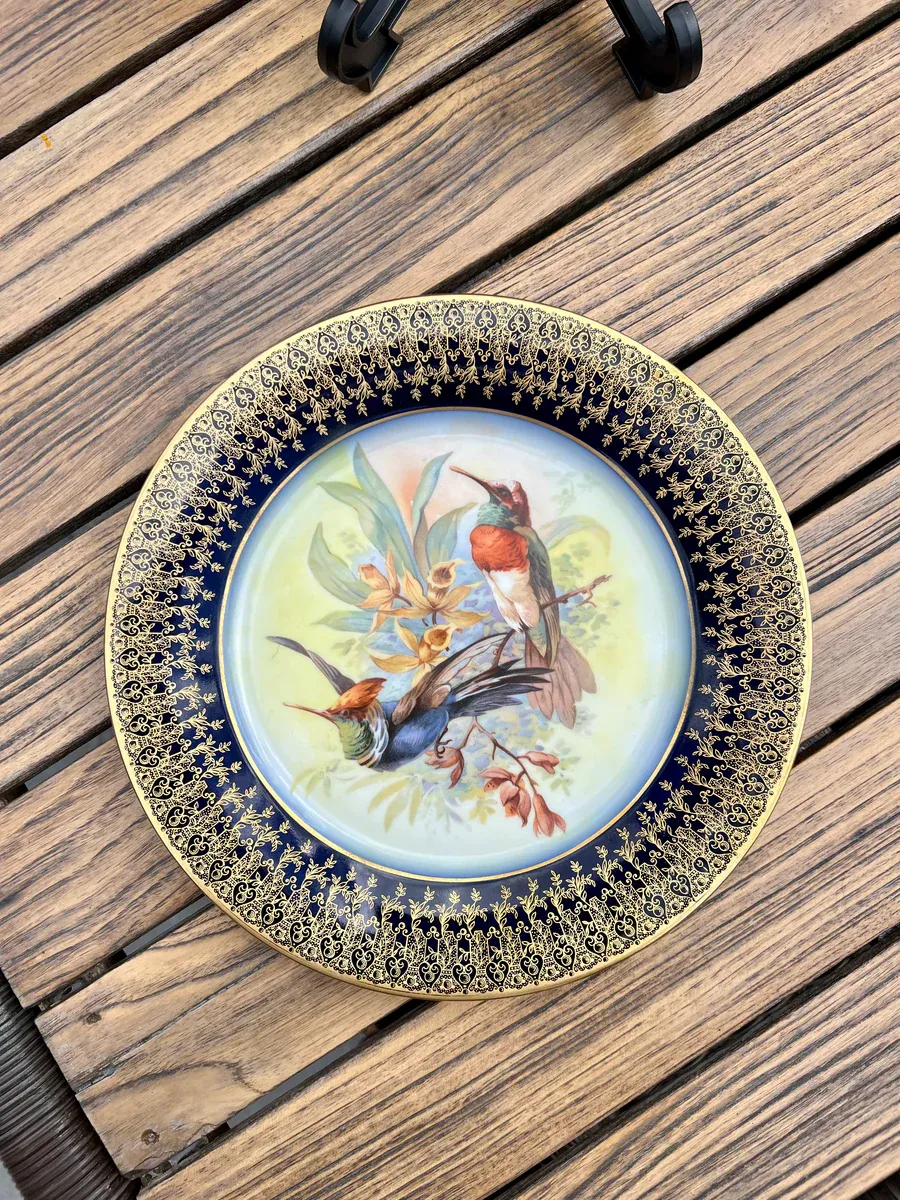 Porcelain Decorative Plate Limoges France - Image 2