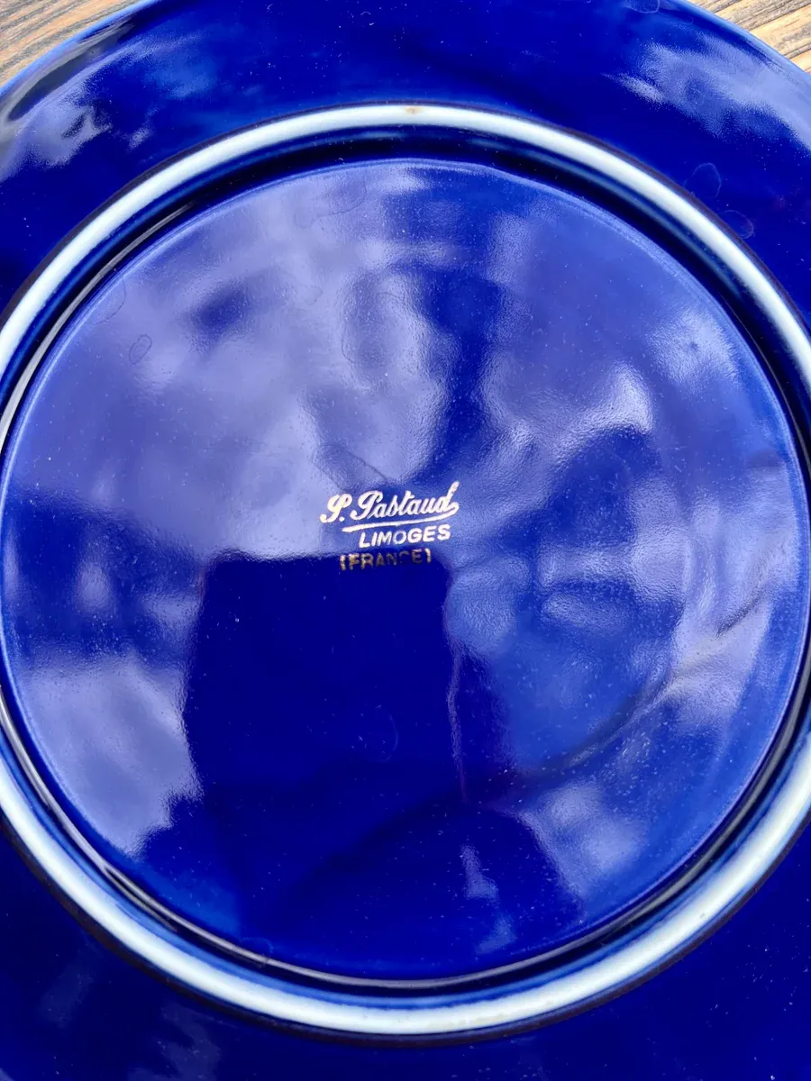 Ceramic Decorative Plate Iris Quarter China - Image 4